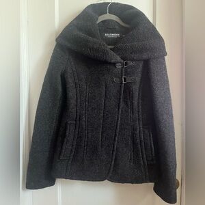 BEAUMONT Netherlands Charcoal Wool coat.